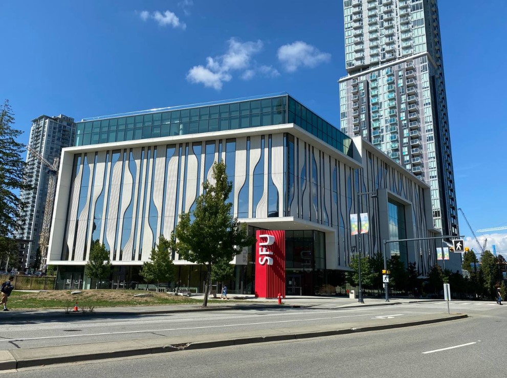 Simon Fraser University Campus in Surrey, British Columbia