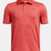 Boys' UA Playoff Coral Jacquard Polo