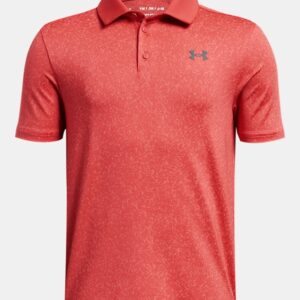Boys' UA Playoff Coral Jacquard Polo